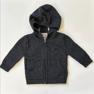 Burberry Dark Gray Infant Hoodie